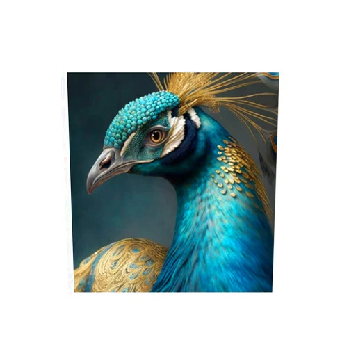 SARLA ORIGINALS Pretty Bird Uncoated Square Poster - Realistic Art Print - Cool Design Wall Poster - 8 x 8 inches