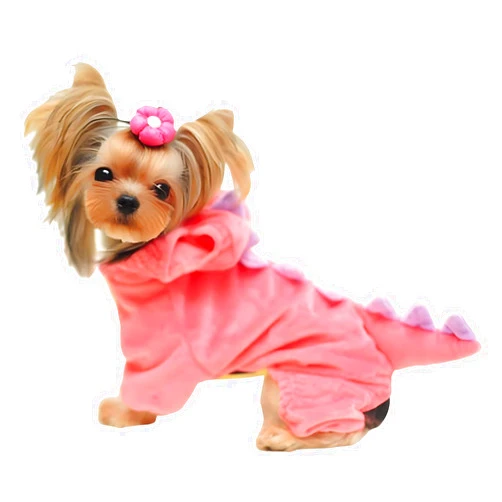 Hotumn Dinosaur Dog Halloween Costume Pet Dino Hoodie for Small Dogs (Medium, Pink)
