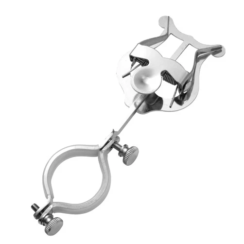 XIHIRCD Clarinet Lyre, 6.1x2in Silver Lyre Music Clip Clamp-On Lyre Sheet Music Clip Clarinet Sheet Music Clip for Practicing Beginners Marching Band