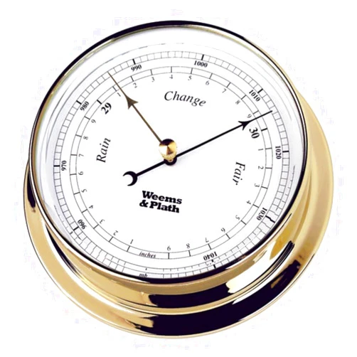Weems & Plath Endurance Collection 085 Barometer (Brass)