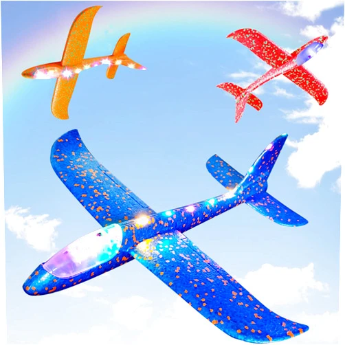 BAIVYLE 3 Pack Foam Airplanes for Kids, 18.9