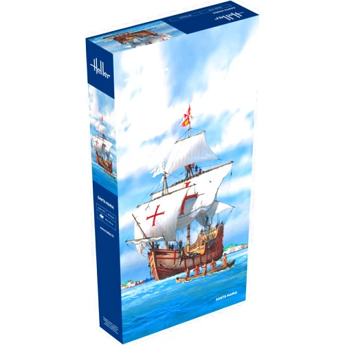 Glow2B Heller Christopher Columbus' Santa Maria Boat Model Building Kit