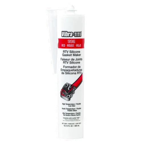 Vibra-TITE 99630 RTV Silicone Gasket Maker, 300 ml Cartridge, Red