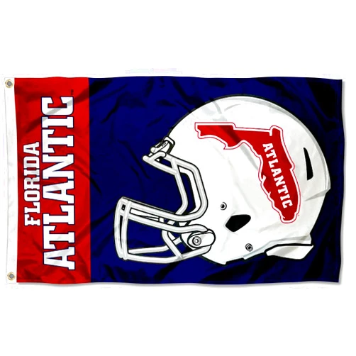 College Flags & Banners Co. Florida Atlantic Owls Helmet Flag