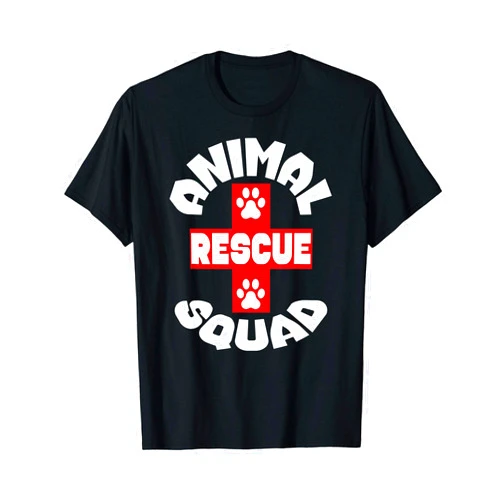 Animal Rescue Squad Shirt Animal Rescue Squad T-Shirt - Dog Cat Pet Lover T-Shirt for Men Women Kids