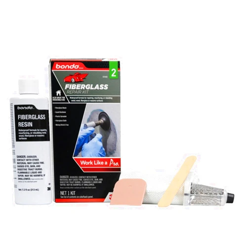 3M Bondo Fiberglass Resin Repair Kit, 00420, 0.45 Pint