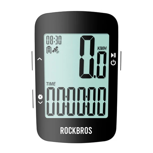 ROCKBROS Bike Computer Bike Speedometer GPS Wireless Cycling Computer with Bluetooth, IPX7 Waterproof,600mAH Battery and 2.3