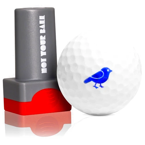 ZEETY Golf Ball Stamp, Golf Ball Stamper, Self-Inking Golf Ball Stamp Marker to Identify Golf Balls, Golf Gifts Golf Accessories for Men and Women Golfers
