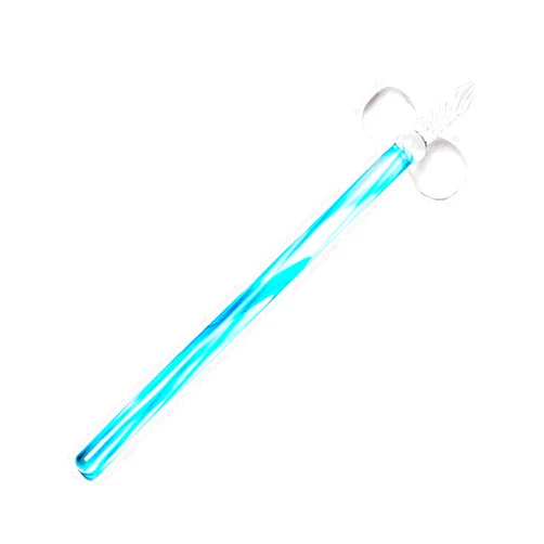 Raylinedo® Hot Sale Handmade Crystal Glass Dip Pen Glass Calligraphy Dip Pen Glass Signature Pen Business Present Free Gift Pen Pillow Lackblue Color
