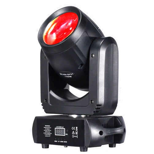 DJXFLI 150W LED Moving Head Lights Beam Spot Wash GOBO 18 Face Roto Prism Super Bright Dj Disco Light Stage Light(150W Beam Moving Head Light)