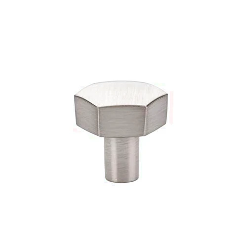 Emtek 86457US15 Urban Modern 1-1/8 Diameter Mod Hex Geometric Knob (10 Pack) - Satin Nickel