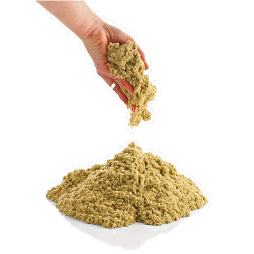 CoolSand Natural 2 Pound Refill Pack - Moldable Indoor Play Sand in Resealable Bag