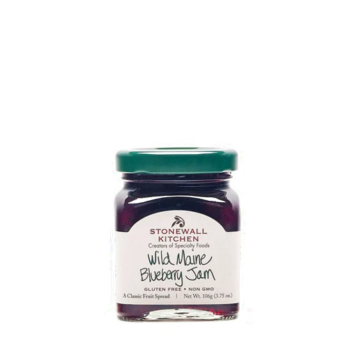 Stonewall Kitchen Gourmet Wild Maine Blueberry Jam, Bursting with Tiny, Hand Raked Maine Blueberries, Made in USA, Comes in Beautiful Jar, 3.75 oz