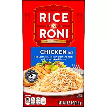 Quaker Rice A Roni, Chicken, 6.9oz Boxes (12 Pack) Rice-A-Roni, Chicken Flavor