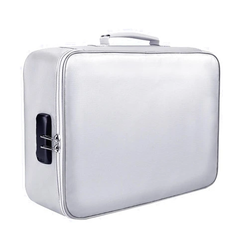 YCJOBOXO Fire-Proof Waterproof Document Storage Bag Precious Metal Bills Security File Bag Arrangement Scope Home, Outdoors, Travel 14.1
