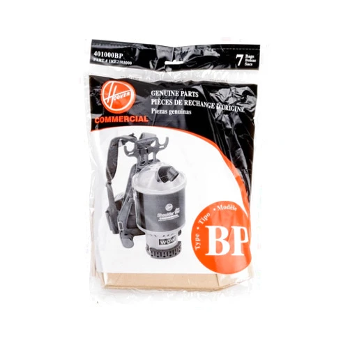 Hoover Style BP Backpack Vacuum Cleaner Bags for C2401 Series 401000BP 1KE2103000 7-Pack