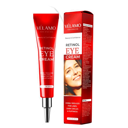 VELAMO ADVANCED Instant Eye & Face Lift Cream: Rapid Under Eye Bags Wrinkle Smile Lines Forehead Lines Remover - Temporary Firming & Tightening Treatment in 2 Minutes - Retinol Eye Cream Anti Aging Anti Wrinkles 15g