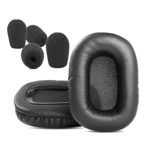 YDYBZB Ear Pads Replacement B450-XT Microphone Foam Compatible with VXI Blueparrott B450-XT B450XT Bluetooth Headset Mod Kit Ear Cushions Cups (Ear Pads + Microphone Foam)
