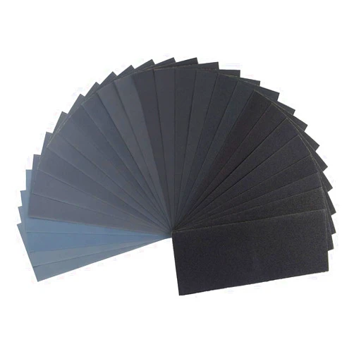 Yuntop 28 Sheets Wet and Dry Sandpaper for Metal Sanding 120 to 3000 Assorted Grit Sandpaper Assortment Sand Paper for Wood Furniture Finishing Automotive Polishing Assorted Grit Abrasive Paper Sandpaper