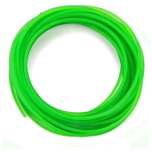 YWBL-WH High-Performance Polyurethane Belt Green Rough Surface PU Polyurethane Round Belt for Drive (2mm×10m)