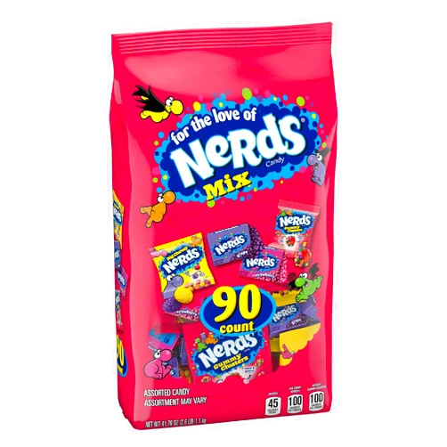 Nerds Assorted Halloween Trick or Treat Candy Mix, 90ct Bag