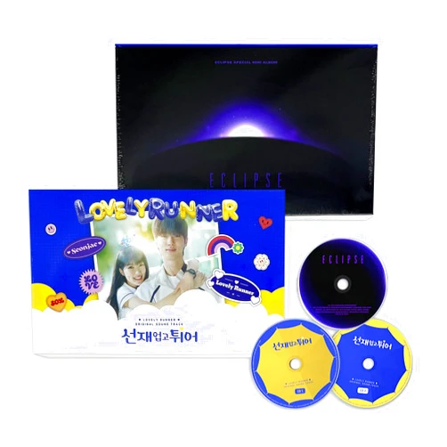 Stone Music Ent. K-drama OST Album - [Lovely Runner] Outbox + Digipack + Photobook + Photocard + CD-R + PhotoStand + PhotoFrame + BookMark + Ticket + FilmPhoto + Hang Tag + PostCard + Sticker + Puzzle Magnet + Poster