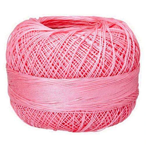 Lizbeth Size 80 HH80 Cotton Thread 184 yds 10 Grams, Pink Medium