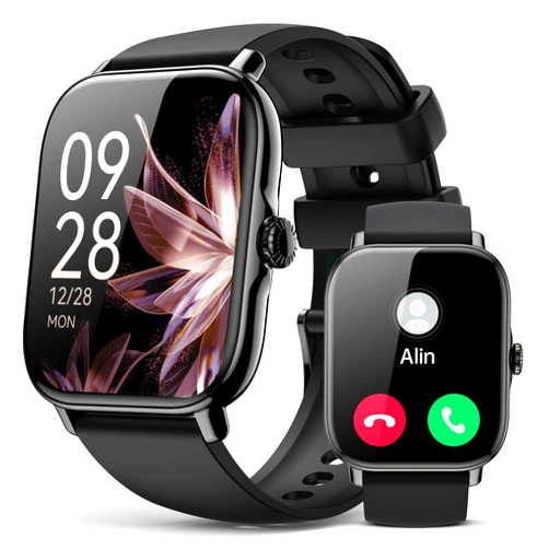 Paybay Smart Watch for Women Men- Answer/Make Call, 2025 IP68 Waterproof Fitness Step Sleep Tracker Watch with Monitor Activity Counter Smartwatch for Andriod iPhone iOS Samsung Compatible