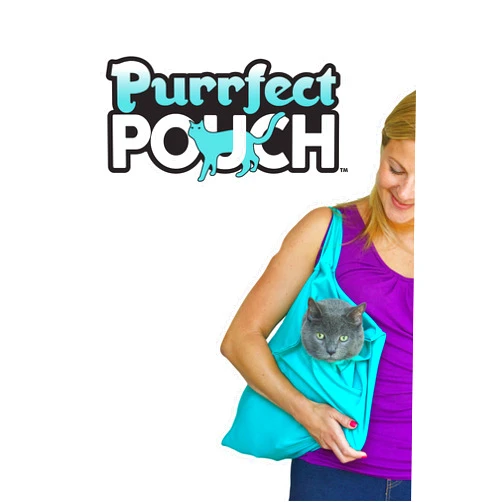 PURRFECT POUCH The Original AS SEEN ON TV. Comfy Soothing Cat Carrier