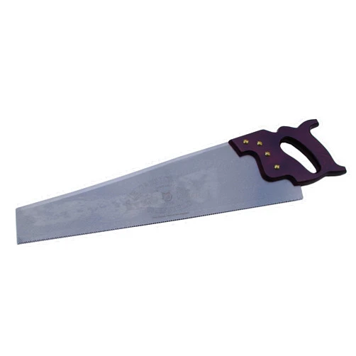 Wisemen Trading Lynx Garlick Thomas Flinn British 20” Crosscut Saw with Taper Ground Blade, Stained Beech Handle 7 TPI and Filed Crosscut