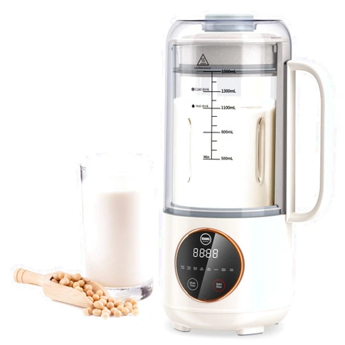BUAIAHUG 45oz Nut Milk Maker,10 in 1 Homemade Plant-Based Milk, Almond Milk, Soy Milk, Oat Milk, Coconut Milk & More,Multifunctional/12 Hours Timer/Auto-clean/Room Temp/Keep Warm/Boil