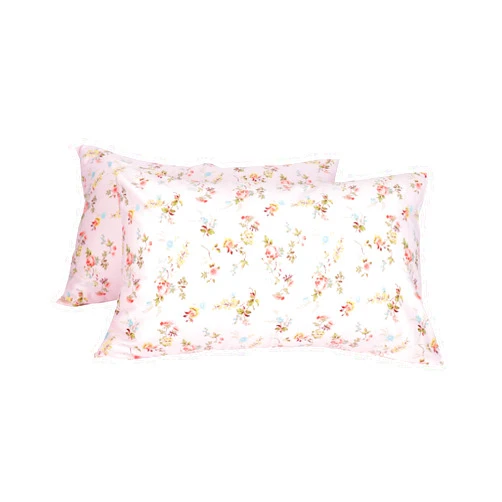WBYCOTBED Pink Queen Pillowcases 2 Pack, Pattern Envelope Closure Pillow Covers Fade Resistant