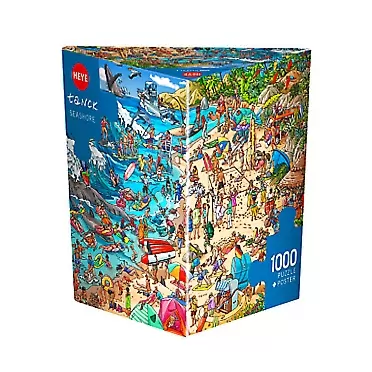 Heye Jigsaw Puzzle - Triangular 1000 Piece - Seashore, Tanck