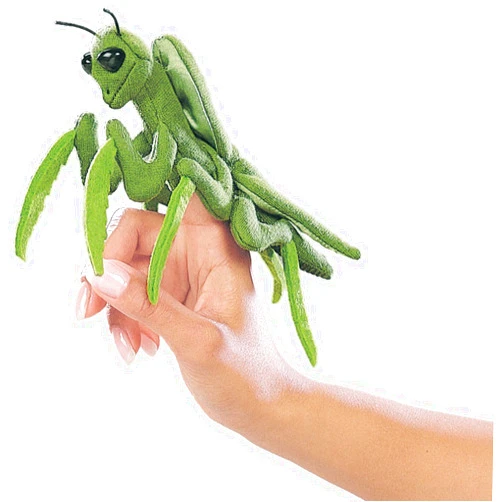Folkmanis Mini Praying Mantis Finger Puppet