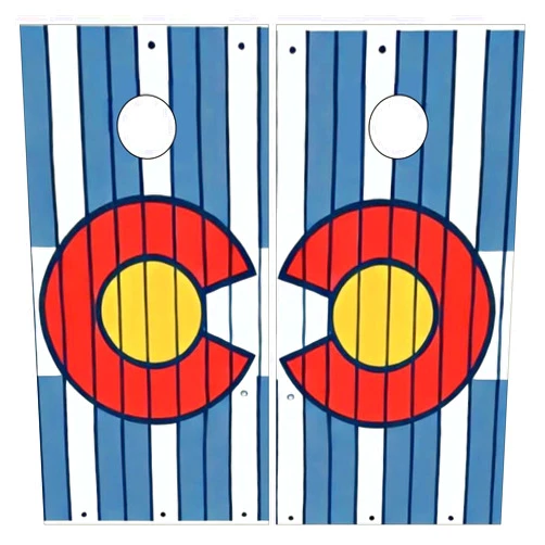 LYANHAN Corn Hole Cover 24inx48in Colorful Cornhole Board Vinyl Decals Outdoor Game Skins Vibrant Event Graphics Weatherproof Wrap Set for Family & Social Gatherings Set of 2 Stickers Red Circle