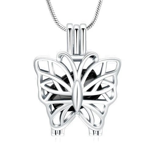 Memorial jewelry Cremation Jewelry Butterfly Urn Necklace for Ashes Butterfly Pendant Cremation Keepsake Necklace for Women Jewelry