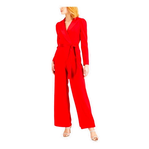 Adrianna Papell womens Knit Crepe Tuxedo JumpsuitJumpsuit
