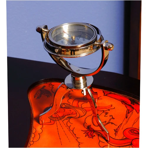 Planejunkie Gimbaled Compass on tristand - Functional Nautical Compass -