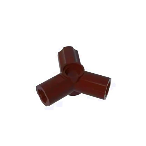 BrickBuddy Gobricks GDS-922 Technic Axle and Pin Connector Triple (120° Offset) 50PCS Compatible with Lego Toy 10288 6005755 6273221 MOC Components for Major Brick Brands Color:Dark Brown 308