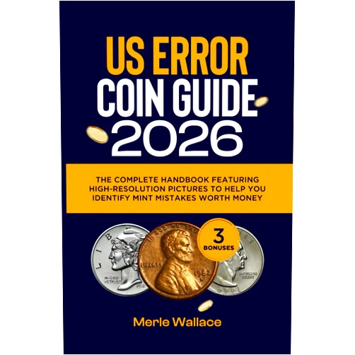 By Merle Wallace (Author) US ERROR COIN GUIDE 2026: The Complete Handbook Featuring High-Resolution Pictures to Help You Identify Mint Mistakes Worth Money (MINT MASTERS)