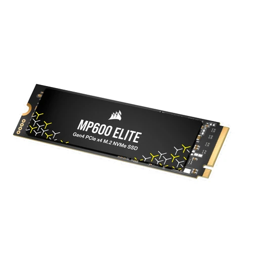 Corsair MP600 Elite 1TB M.2 PCIe Gen4 x4 NVMe SSD – M.2 2280 – Up to 7,000MB/sec Sequential Read – High-Density 3D TLC NAND – Black