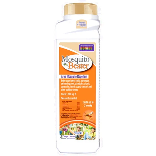 Bonide Mosquito Beater Granules, 8 oz Ready-to-Use Area Mosquito Repellent Pellets for Outdoors, People & Pet Safe