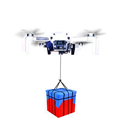 Hxy Mavic mini2/mini Drone Clip Payload Delivery Drop Transport Device Drone Release Fishing Bait Carrying Wedding Proposal Device Compatible with DJI Mavic mini drone(Load capacity 0.17 Ib).
