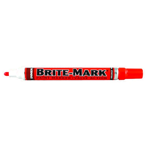 DYKEM BRITE-MARK Medium Tip Paint Marker, Orange