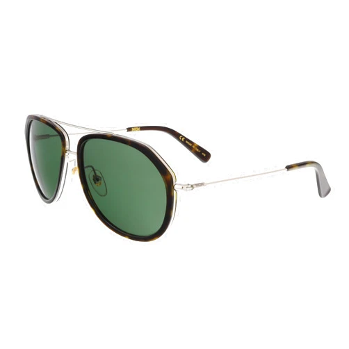 MCM Sunglasses 613 214 Havana/Green unisex-adult Aviator 58X15X140