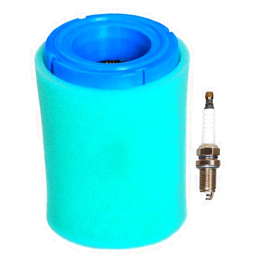 HIFROM Air Filter Pre-Fitler Combo Cleaner Spark Plug Kit Compatible with Kohler CH395, Ch440 17 883 03-S1, 17 083 03-S, 17 083 21-S, 17 083 15-S, 17-083-03S Lawn Mower