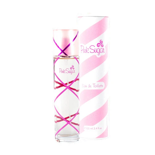 Pink Sugar Eau de Toilette Perfume for Women, Floral + Fruity Scent, Notes of Raspberry, Cotton Candy, and Vanilla, Sweet and Sensual Fragrance