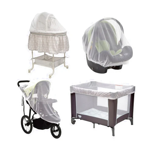 Delta Children, Baby Mosquito and Bug Nets for Strollers & Joggers, Pack n' Plays, Infant Car Seats & Bassinets. 2-Pack. Breathable with Elastic for Easy fit