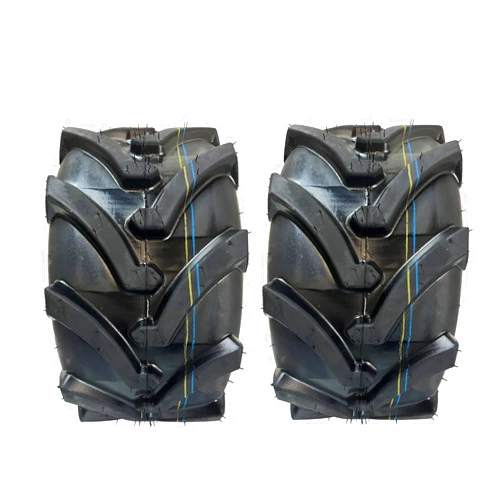 Veteran Tire and Rubber Pair of Veteran Tire and Rubber Lawn Trac Heavy Duty Bar Lug Tires (18x8.50-8)