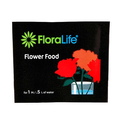 Event Decor Direct Oasis Floralife Flower Food 300-1 Pt./0.5 L Packet - 200/Box - 6 Boxes